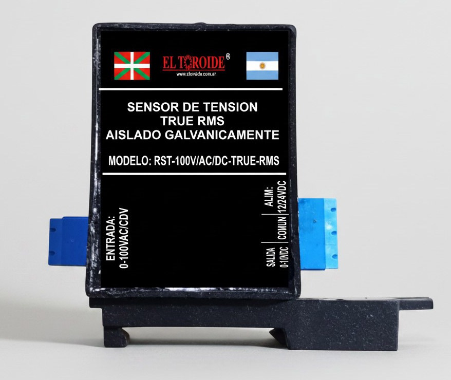 Sensor de tensión alterna y continua aislado galvánicamente - El Toroide